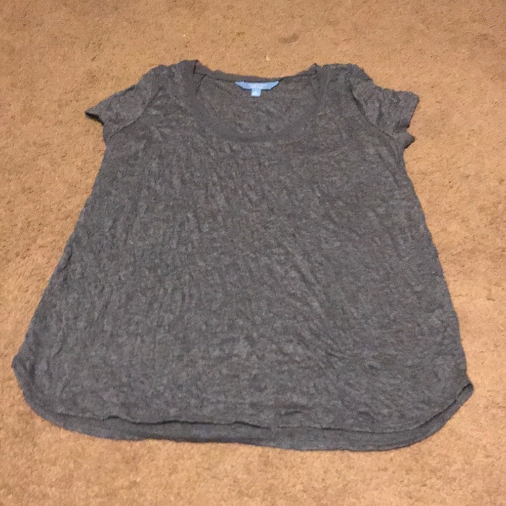 A gray shirt